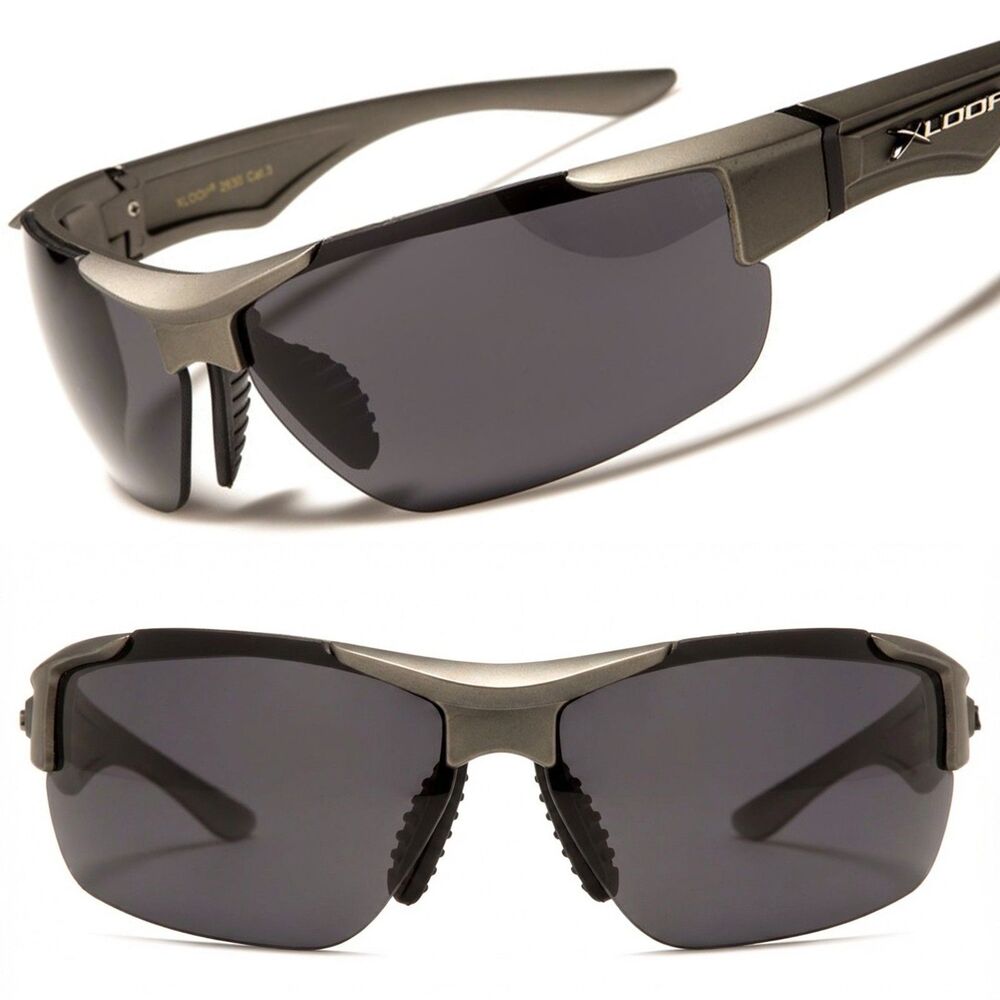 Athletic Sporty Goggles Golf Cycling Running Baseball Sunglasses Gray
